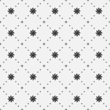 Seamless geometric pattern. Texture with the stars with glitter effect. vectorのイラスト素材