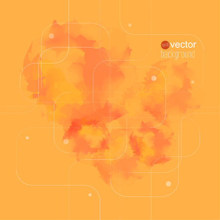 Abstract background with curved lines, dotted lines and black dots. Modern flat design. for magazines, books, brochures, posters, postcards, Web sites.のイラスト素材