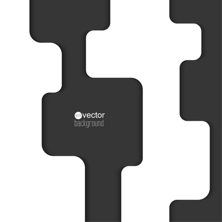 Multiple Background of different stripes of black and white paper overlay each other for advertising, classified ads, layouts, web, internet, website, with frame for textのイラスト素材