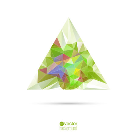 Abstract vector background with triangles and polygon mesh. For websites, internet, paper stickers, labels, background for mobile phone template for signage, coverのイラスト素材