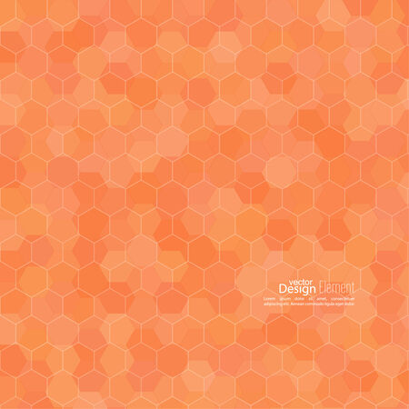 Abstract background of hexagonal shapes of different colorsのイラスト素材