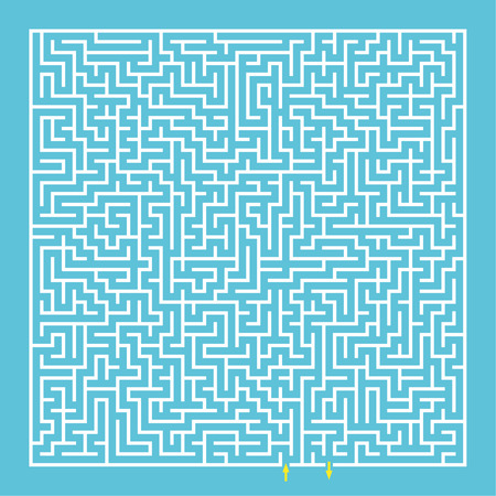 Maze, labyrinth. Tangled mystery. challenge the thinking puzzle. vectorのイラスト素材