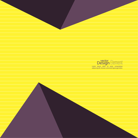 Abstract background with glossy  triangles. For cover book, brochure, flyer, poster, magazine, booklet, leaflet,  cd cover design,  mobile app, annual report template. purple, yellow, violetのイラスト素材