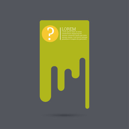 Question mark icon. Help symbol. FAQ sign on a background. vector. speech bubble of flowing substanceのイラスト素材