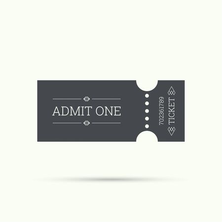 Entry ticket, old vintage styleのイラスト素材