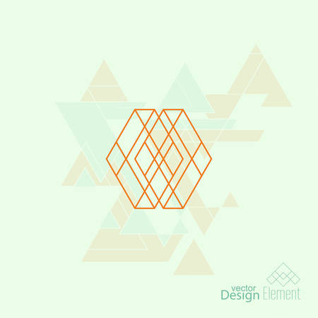 Abstract Background. Hipster Geometric shape, triangles. のイラスト素材