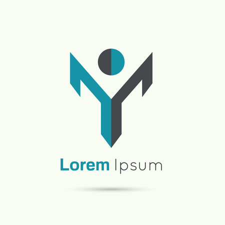 Abstract vector  design template. groups, alliances, environmental, mutual aid associations and other social welfare agencies.のイラスト素材