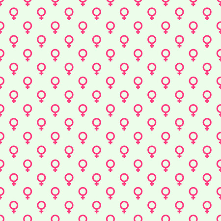 Repeating geometric background with  symbol of  feminine. Seamless vector pattern. For wrapping paper, fabric, textiles, wallpaper, substrateのイラスト素材