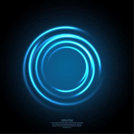 Abstract background with luminous swirling backdrop.  Intersection curves. Glowing spiral. The energy flow tunnel. Vectorのイラスト素材