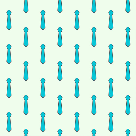 Vector seamless pattern with men tie. Abstract background with a necktie wrapping paper. Vector cravat.  Repeating Neck tie.のイラスト素材