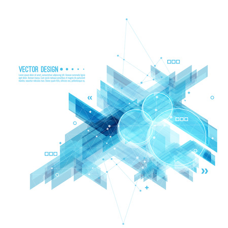 Abstract background with blue stripes corner. Concept new technology and dynamic motion. Digital Data Visualization. For cover book, brochure, flyer, poster, magazine, booklet, leafletのイラスト素材