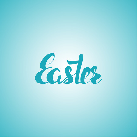 Vector. Easter inscription.のイラスト素材
