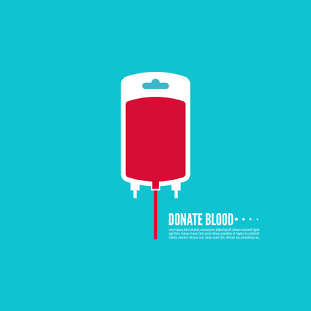 Abstract background with blood bag.のイラスト素材