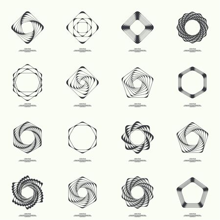 Abstract background with geometric shapesのイラスト素材