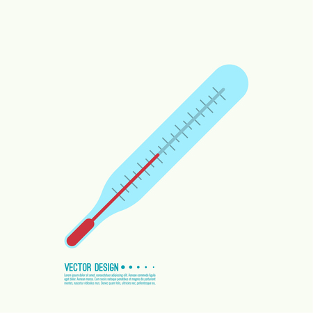 Medical mercury thermometerのイラスト素材