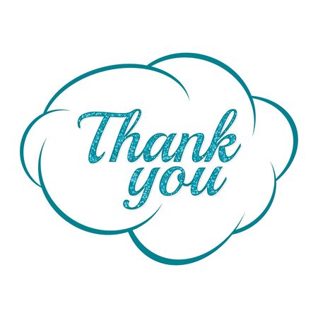Thank you card.のイラスト素材
