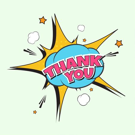 Thank you card.のイラスト素材