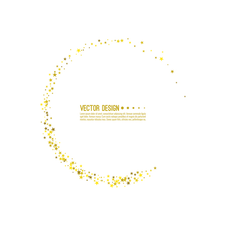 Abstract vector background with starry.のイラスト素材