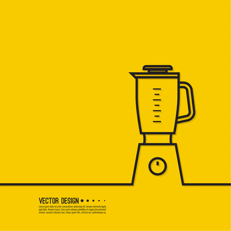 Electric kitchen appliance, blender.の写真素材