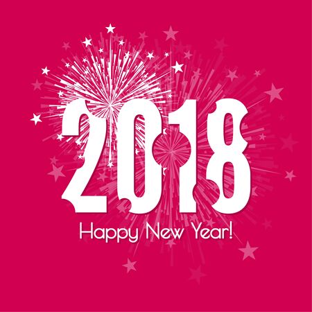 Creative happy new year.のイラスト素材