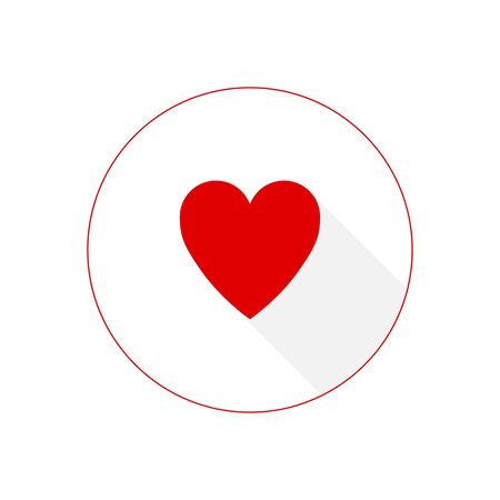 Abstract background with red heart.のイラスト素材