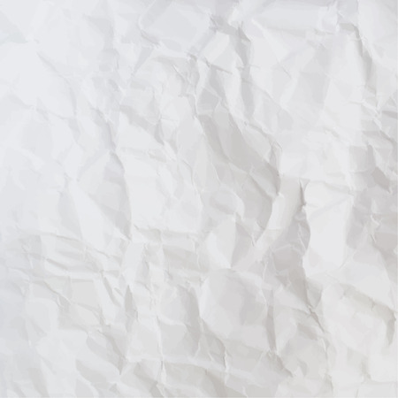 Vector texture of crumpled paper. Realistic illustration.のイラスト素材