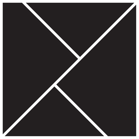 Vector mood board of four frames. Photo collage layout.のイラスト素材