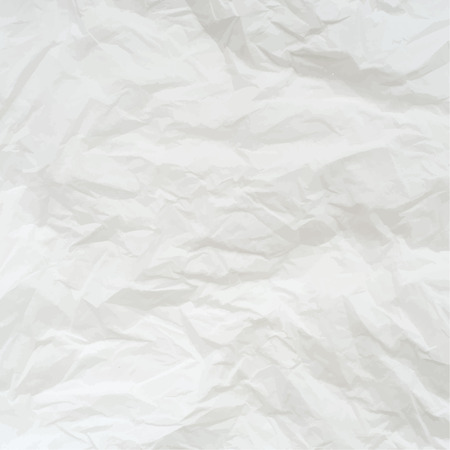 Vector texture of crumpled paper. Realistic illustration.のイラスト素材
