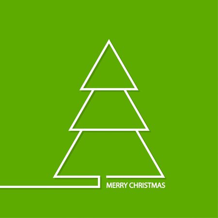 Vector christmas treeのイラスト素材
