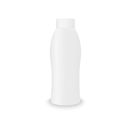 Mockup of plastic realistic bottle.のイラスト素材