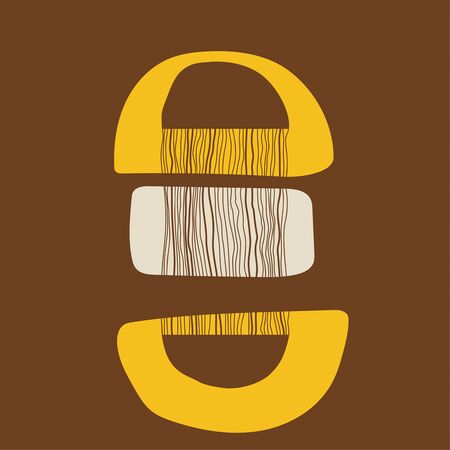 Modern abstract art.のイラスト素材