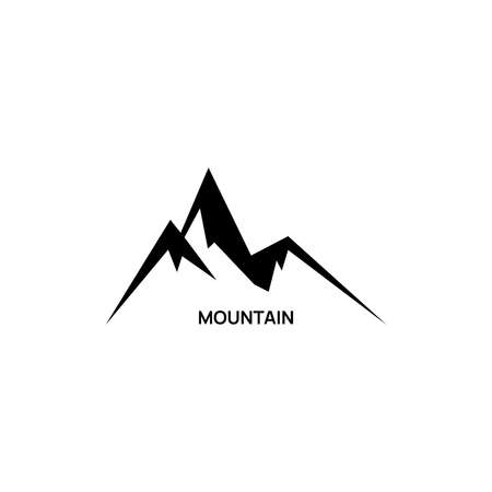 Vector icon of mountainのイラスト素材