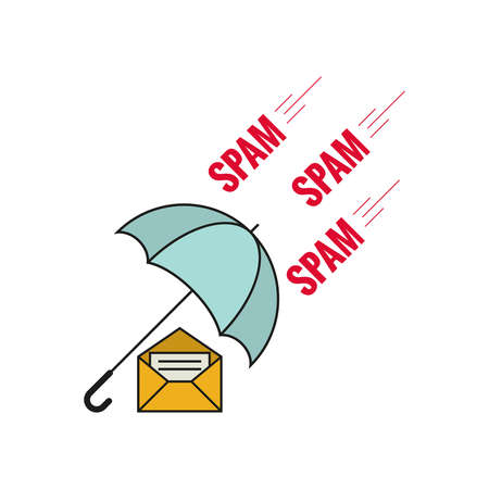 Email Security Concept.のイラスト素材