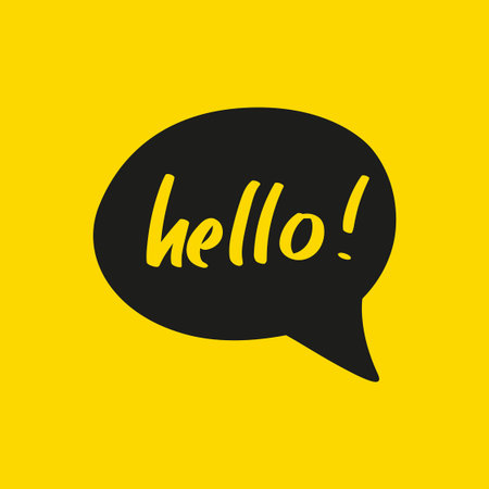 Vector speech bubble.