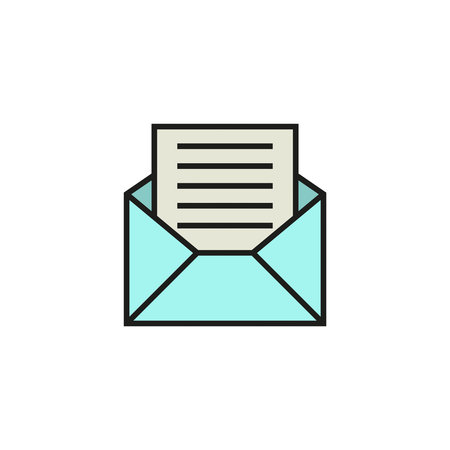 Vector envelope iconのイラスト素材
