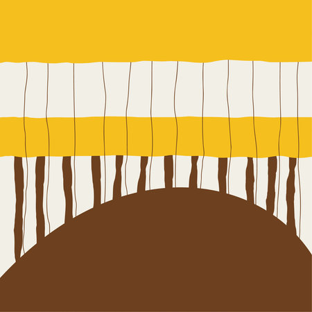 Minimalist wall art.のイラスト素材