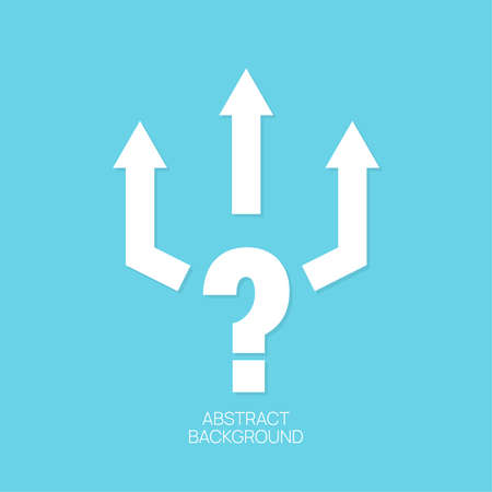 Vector background with questionのイラスト素材