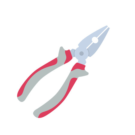 Closed pliers vector icon