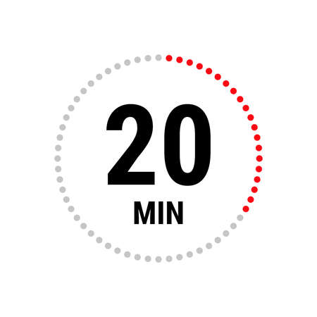 Isolated illustration with timer.のイラスト素材