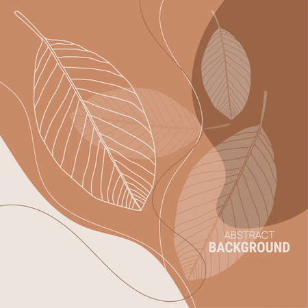 Abstract background with organic shapesのイラスト素材