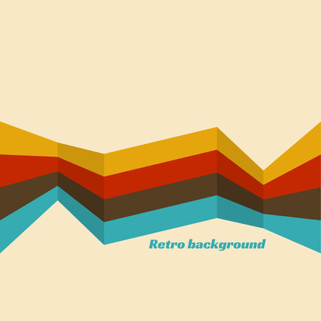 Abstract vector retro vintage backgroundのイラスト素材