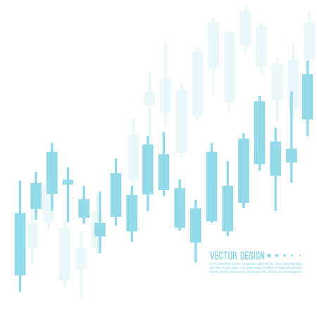 Vector Japanese candlestick indicatorのイラスト素材