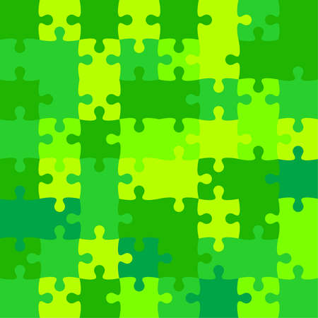 Jigsaw puzzle vectorのイラスト素材