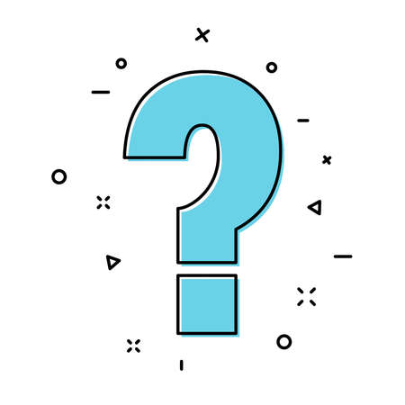 Question mark icon.のイラスト素材
