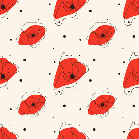 Vector seamless pattern.のイラスト素材