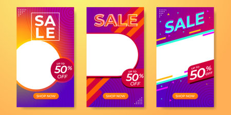 Sale Banner discount vector template