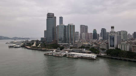 Beautiful Xiamen Island Ferry Terminalのeditorial素材