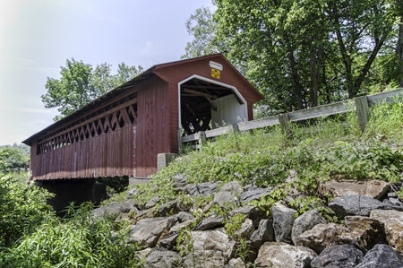 Silk Road Covered Bridge in Bennington, Vermont