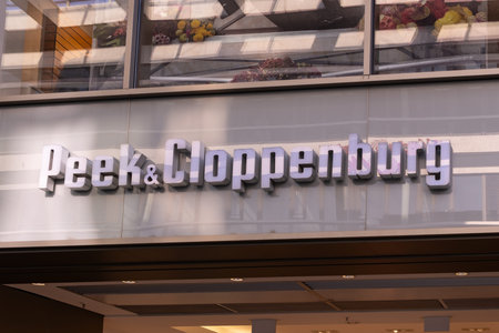 Mainz, Germany - Jan 24, 2026: Mainz store displays Peek and Cloppenburg sign in city center