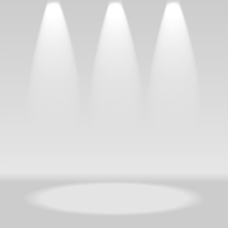 background floodlit.studio and rays of light.vectorのイラスト素材